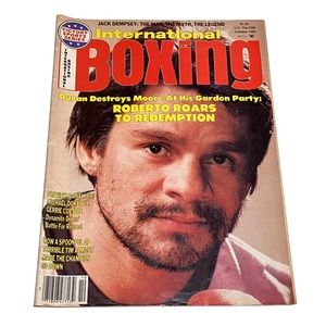 International Boxing Magazine October 1983 Duran Cover No Label Newsstand